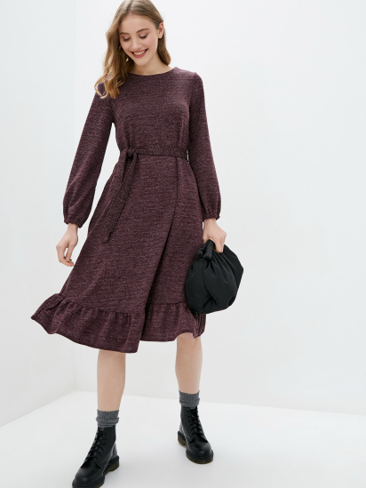 Сукні ISSA Plus модель 12957_burgundy — фото - INTERTOP