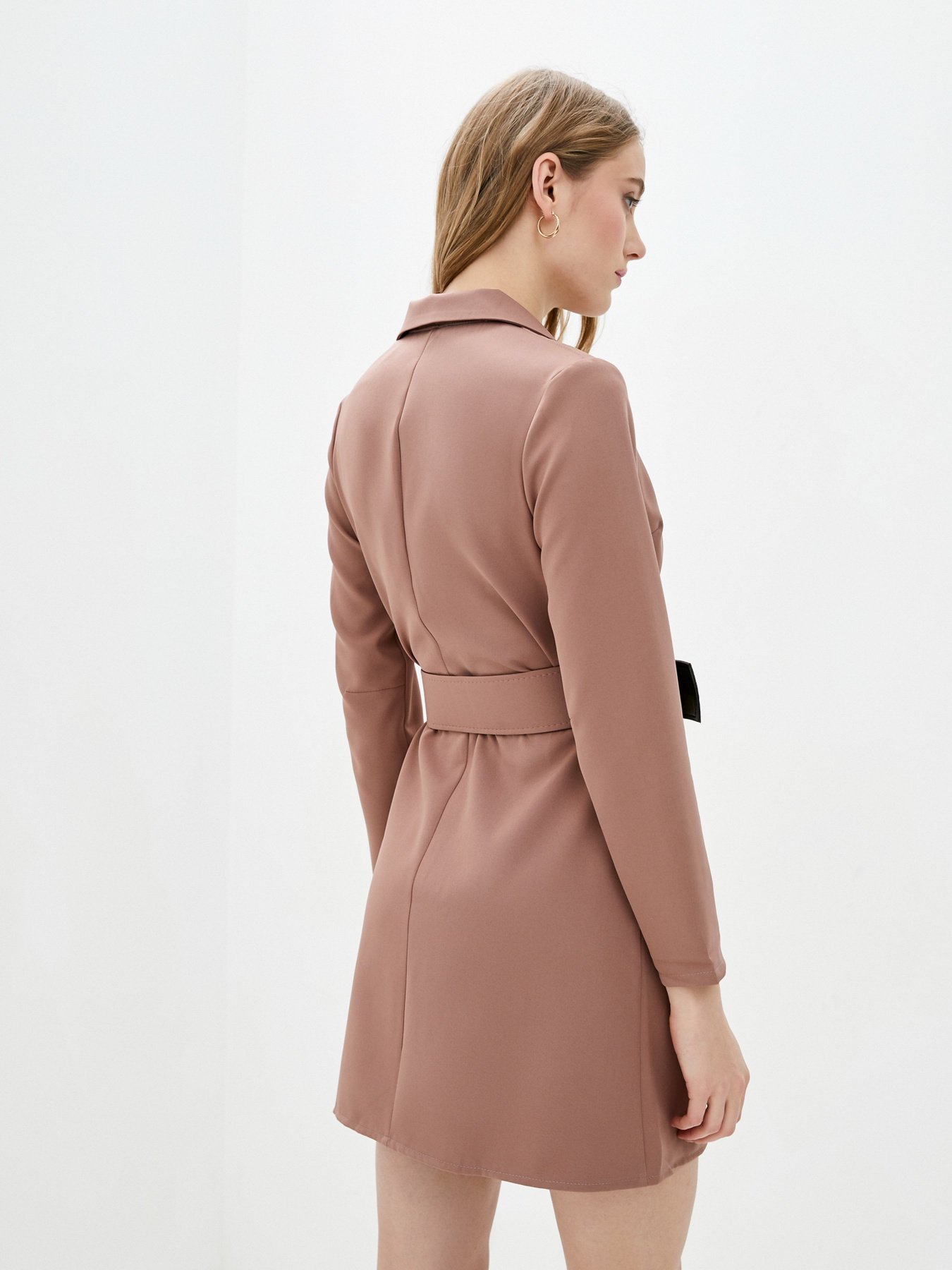 Сукня міні ISSA Plus модель SA-347_beige Фото