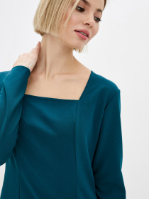 Платье мини ISSA Plus модель SA-352_green Фото