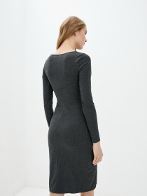 Платье мини ISSA Plus модель SA-351_darkgray Фото