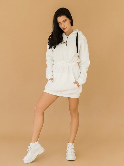 Платья ISSA Plus модель 12964_milk Фото