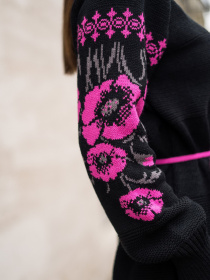 Вишита сукня ISSA Plus модель WN20-192_blackpink Вишита сукня ISSA Plus модель WN20-192_blackpink Фото