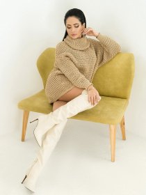 Сукні ISSA Plus модель WN20-189_beige Фото