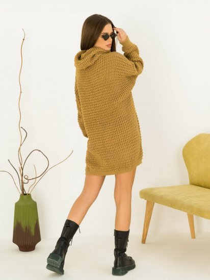 Сукні ISSA Plus модель WN20-189_olive — фото 3 - INTERTOP