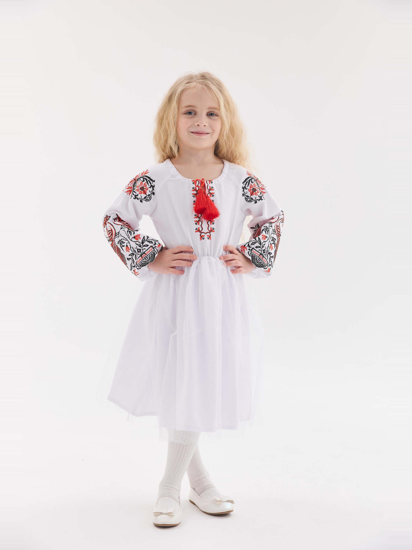 Вышитое платье MEREZHKA модель ksd071 Фото