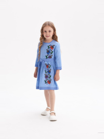 Вышитое платье MEREZHKA модель ksd077 Фото