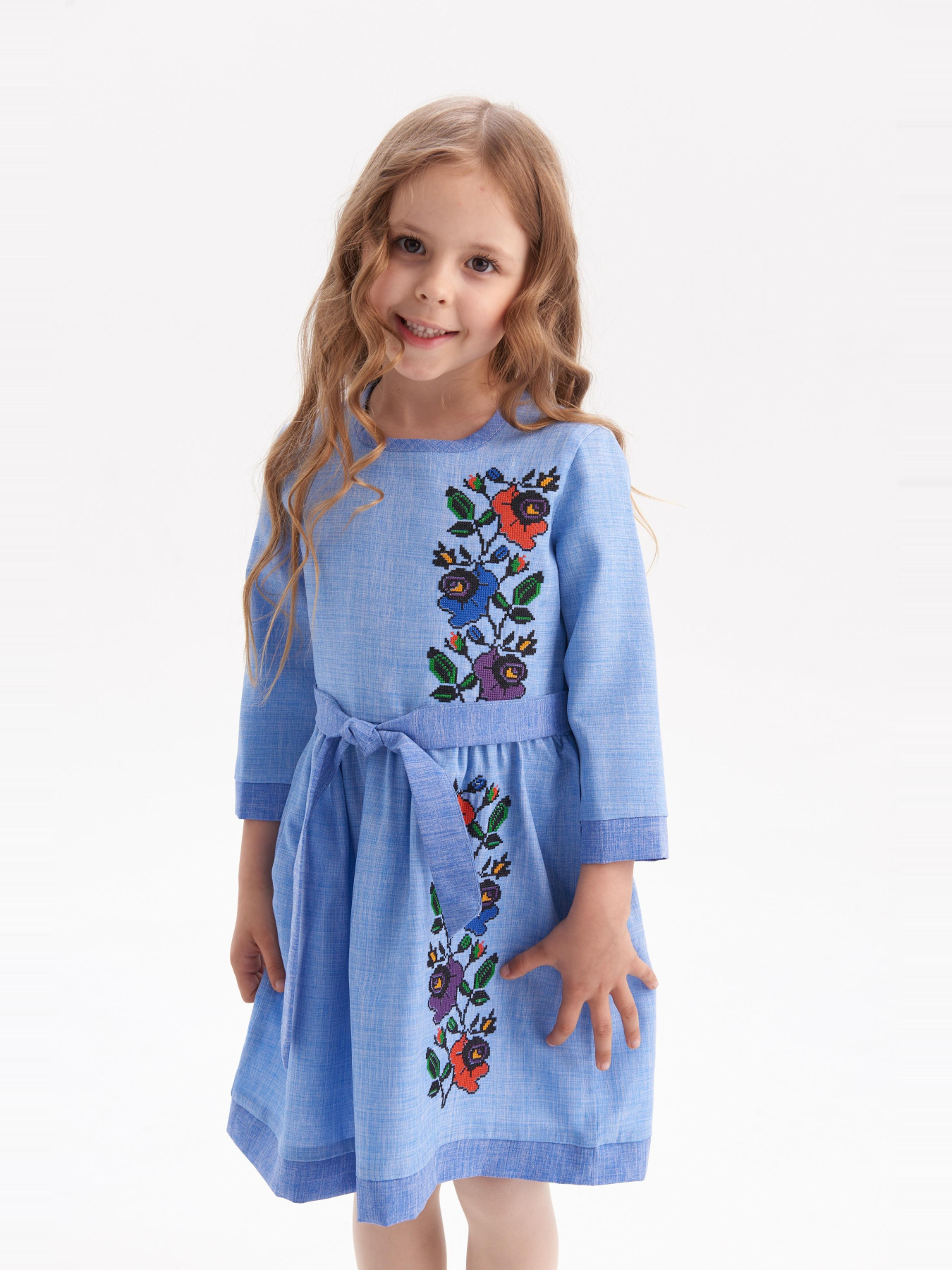 Вышитое платье MEREZHKA модель ksd077 Фото