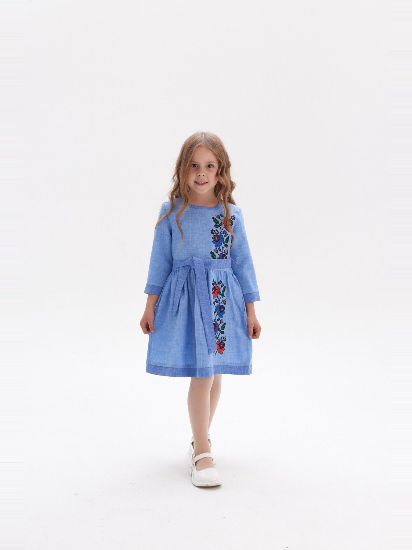 Вышитое платье MEREZHKA модель ksd077 Фото