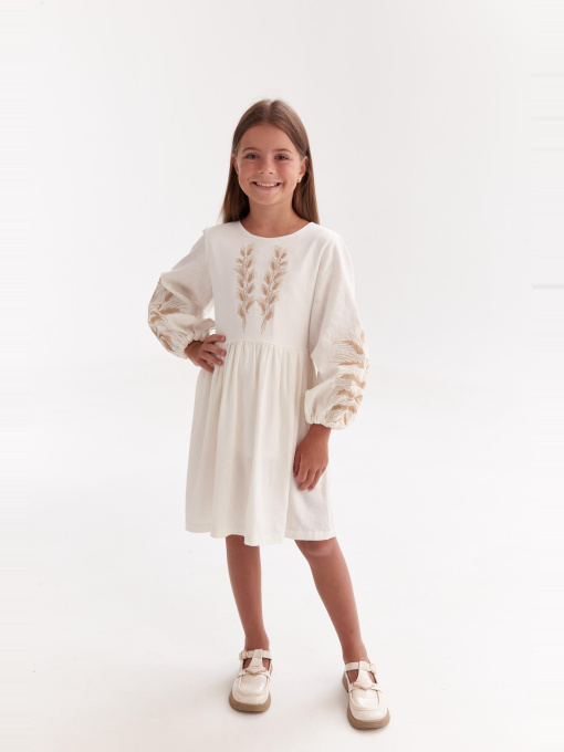 Вышитое платье MEREZHKA модель ksd590 Фото