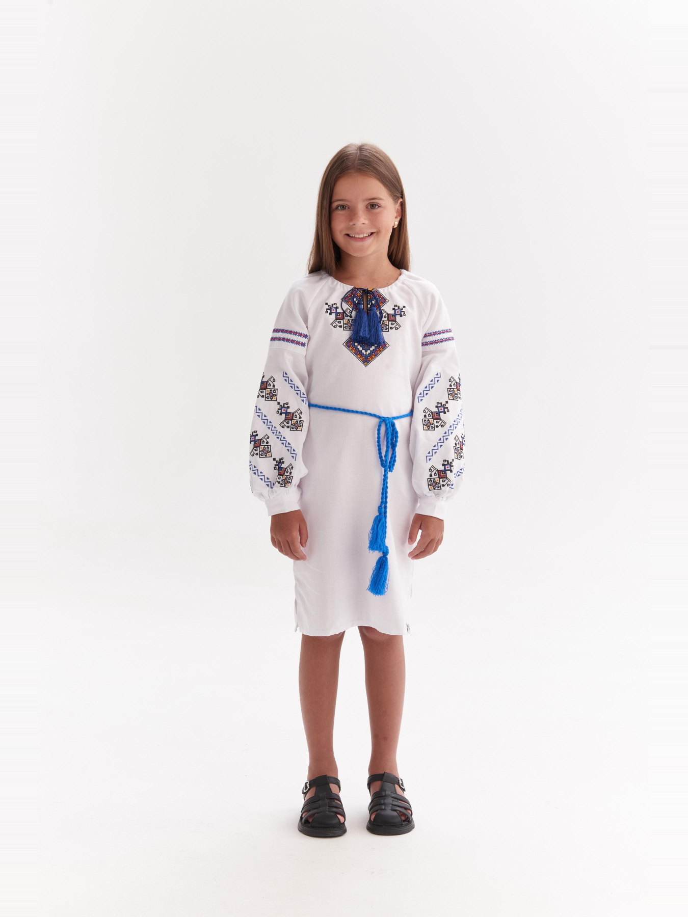 Вышитое платье MEREZHKA модель ksd629 Фото