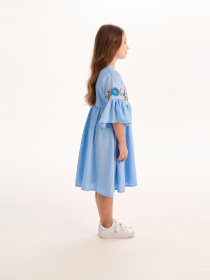 Вышитое платье MEREZHKA модель ksd700 Фото