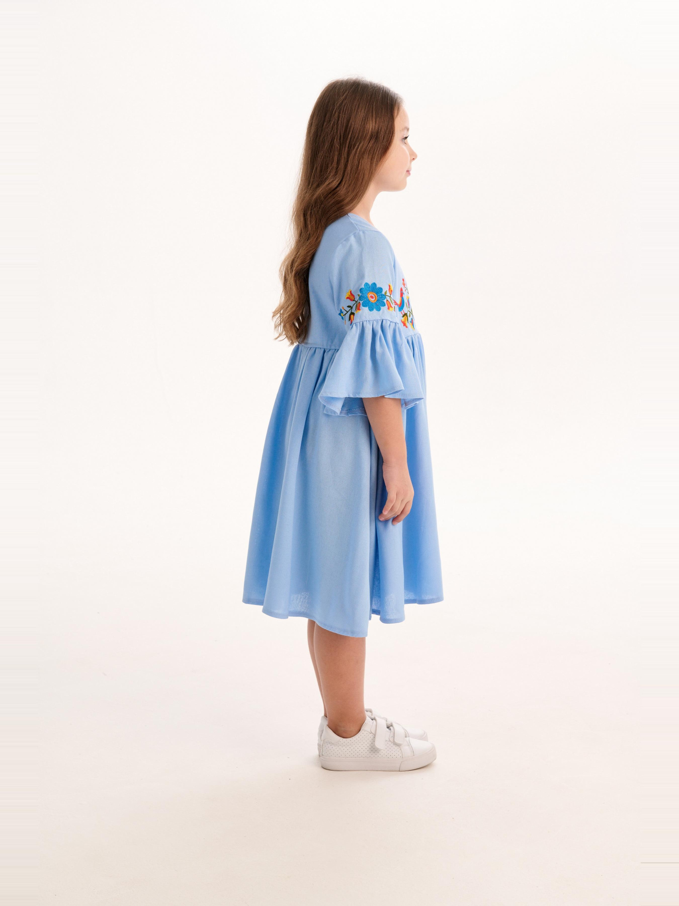 Вышитое платье MEREZHKA модель ksd700 Фото