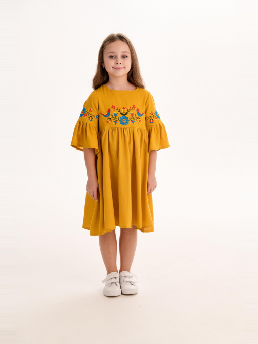 Вышитое платье MEREZHKA модель ksd710 Фото