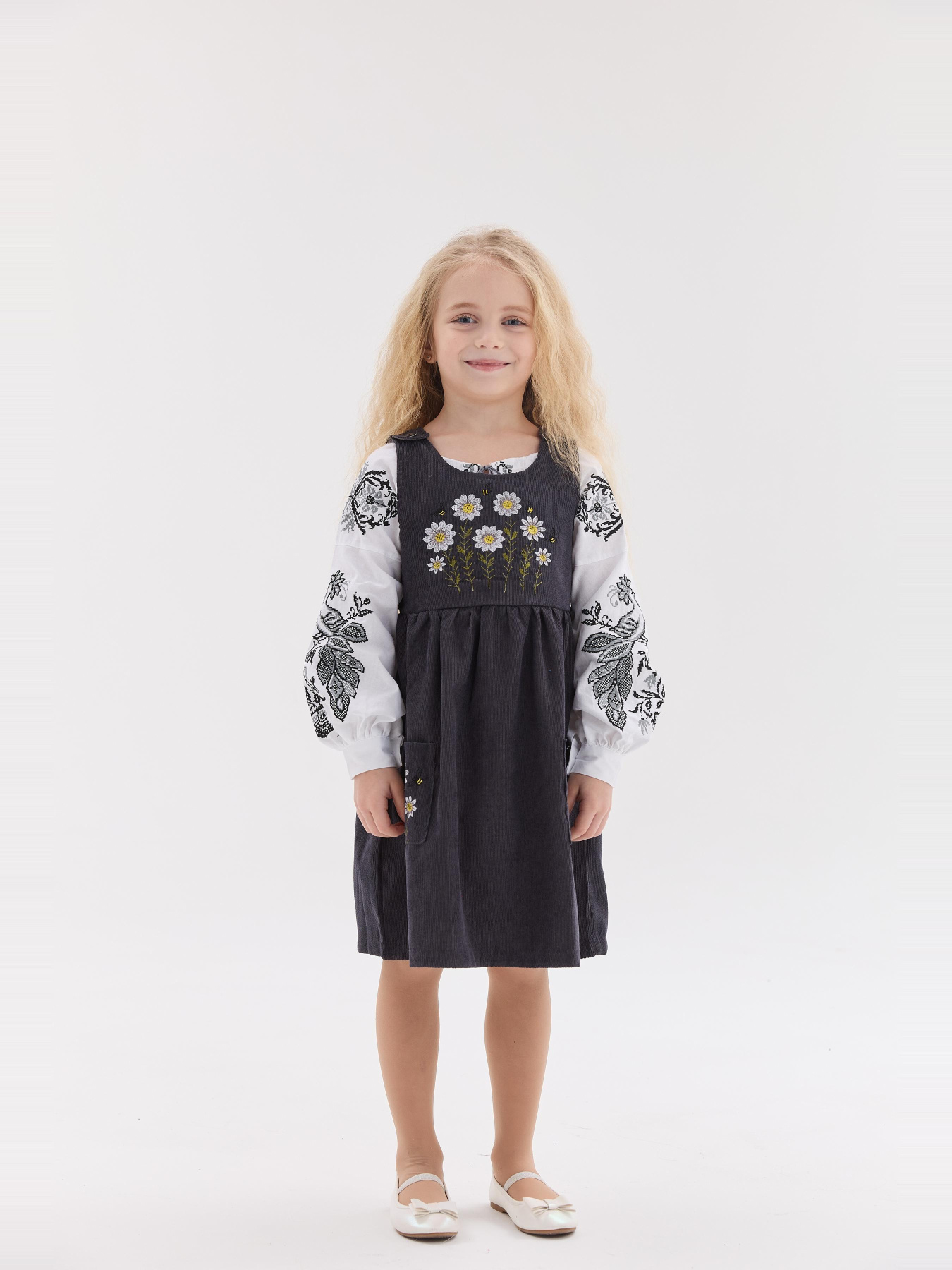 Вышитое платье MEREZHKA модель ksd780 Фото