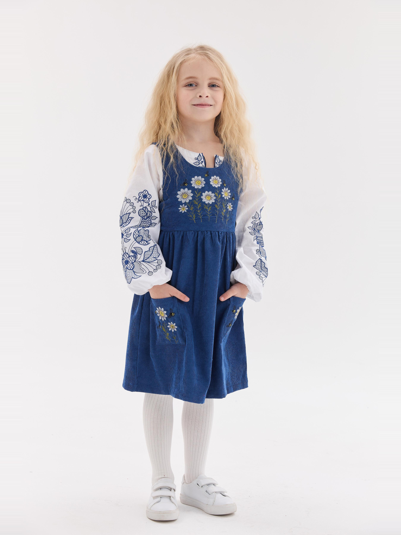 Вышитое платье MEREZHKA модель ksd781 Фото