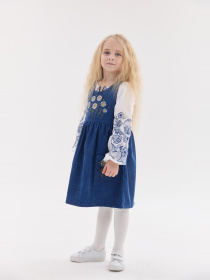 Вышитое платье MEREZHKA модель ksd781 Вышитое платье MEREZHKA модель ksd781 Фото