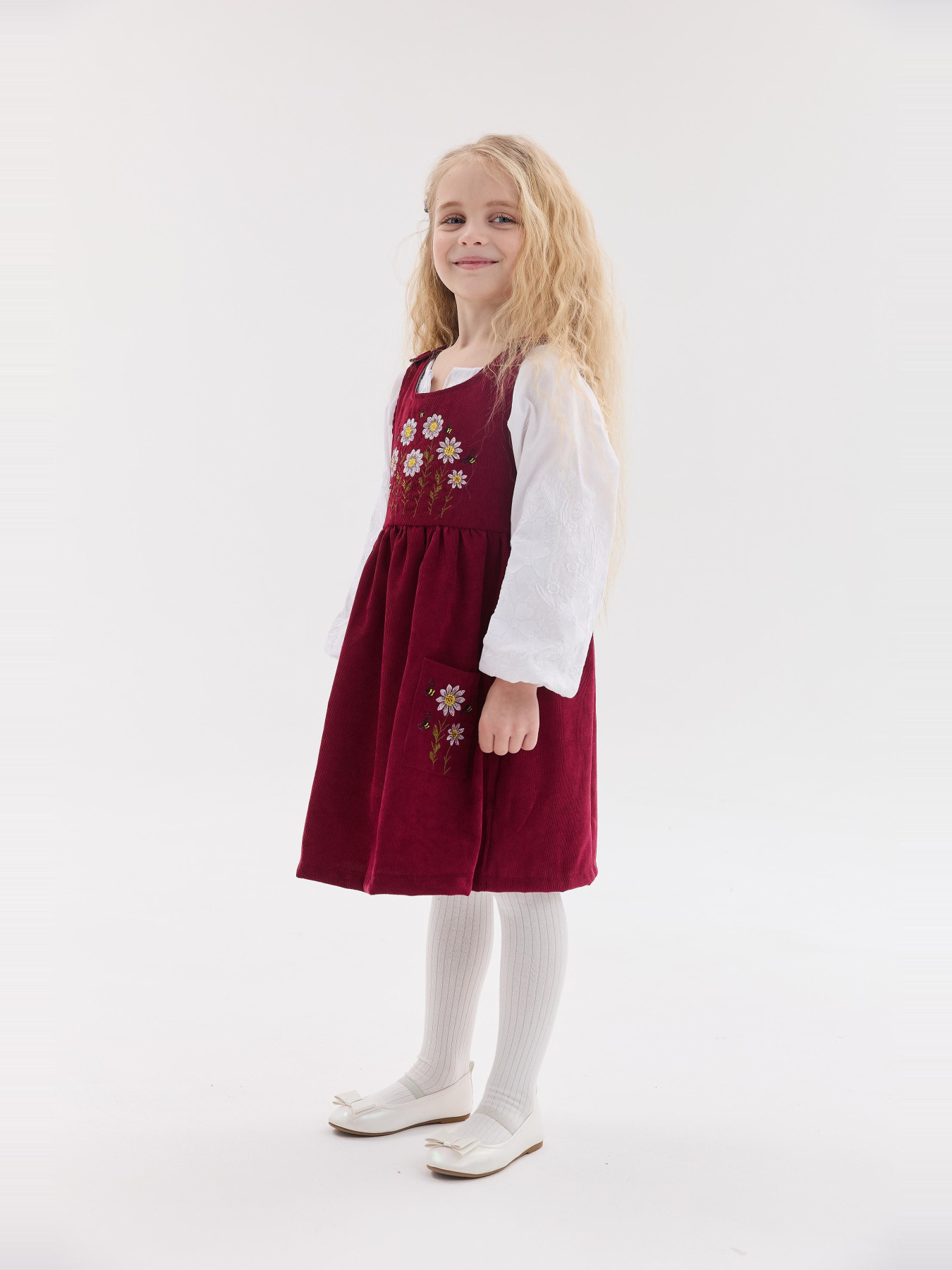 Вышитое платье MEREZHKA модель ksd782 Фото