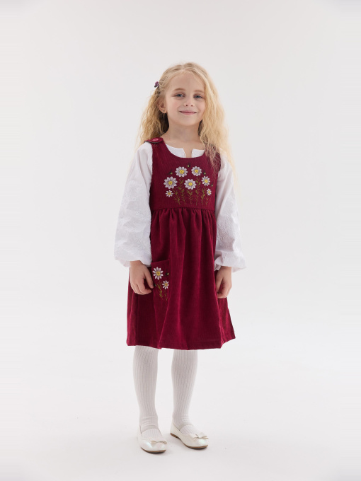 Вышитое платье MEREZHKA модель ksd782 Фото
