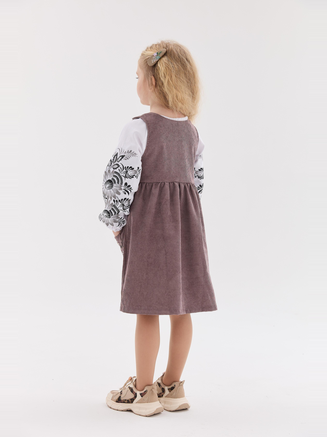 Вышитое платье MEREZHKA модель ksd783 Фото