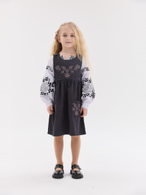 Вышитое платье MEREZHKA модель ksd784 Фото