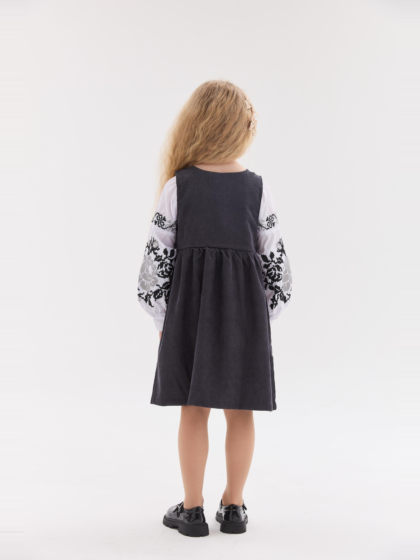 Вышитое платье MEREZHKA модель ksd784 Фото