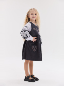 Вышитое платье MEREZHKA модель ksd784 Фото