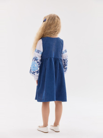 Вышитое платье MEREZHKA модель ksd785 Фото