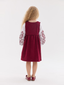 Вышитое платье MEREZHKA модель ksd786 Фото