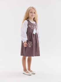 Вышитое платье MEREZHKA модель ksd787 Фото