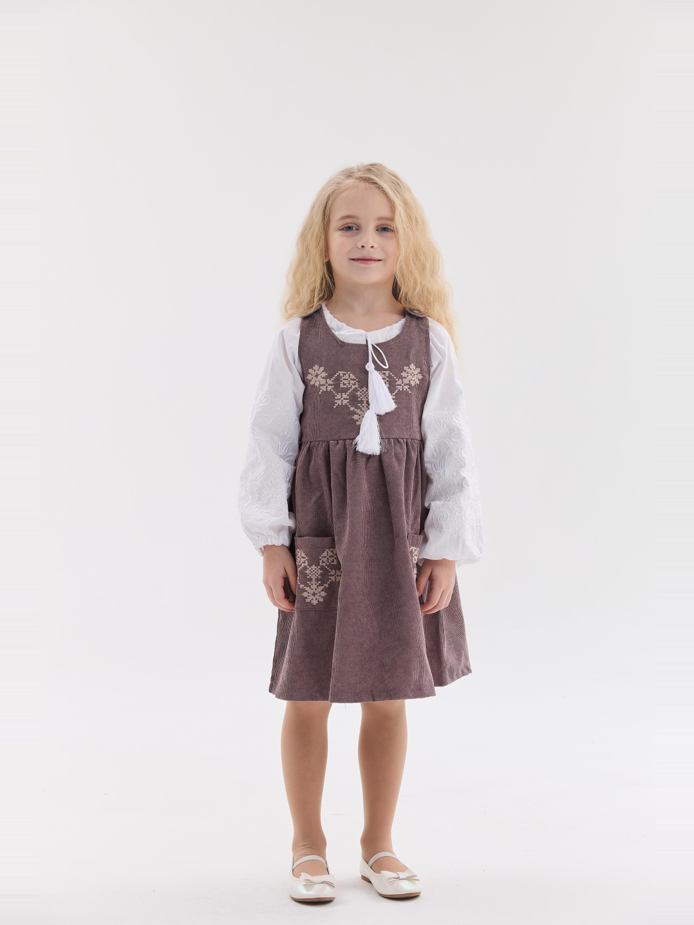 Вышитое платье MEREZHKA модель ksd787 Фото