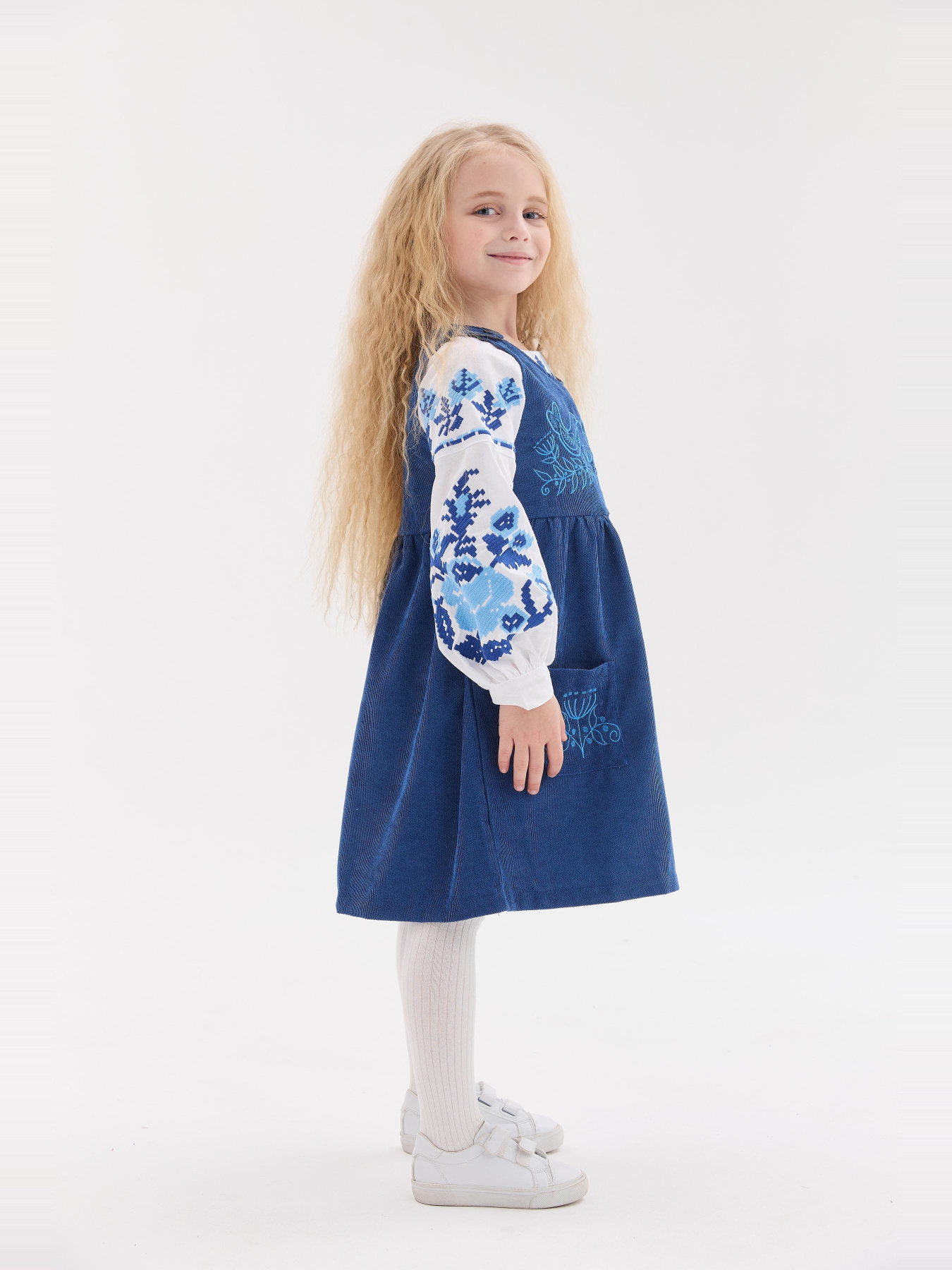 Вышитое платье MEREZHKA модель ksd789 Фото