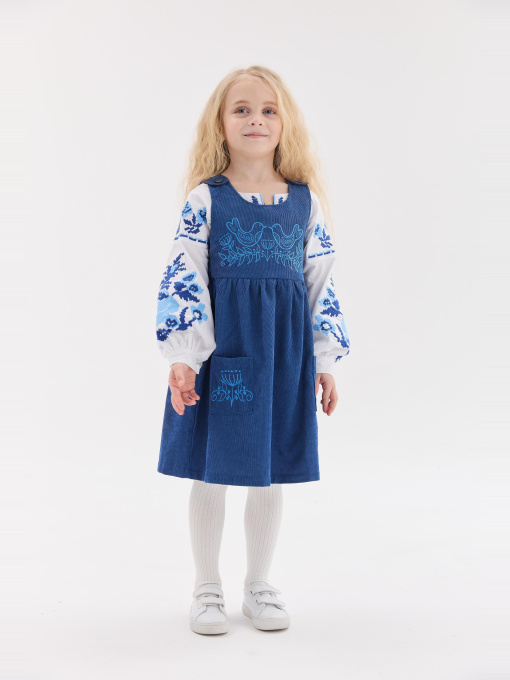 Вышитое платье MEREZHKA модель ksd789 Фото