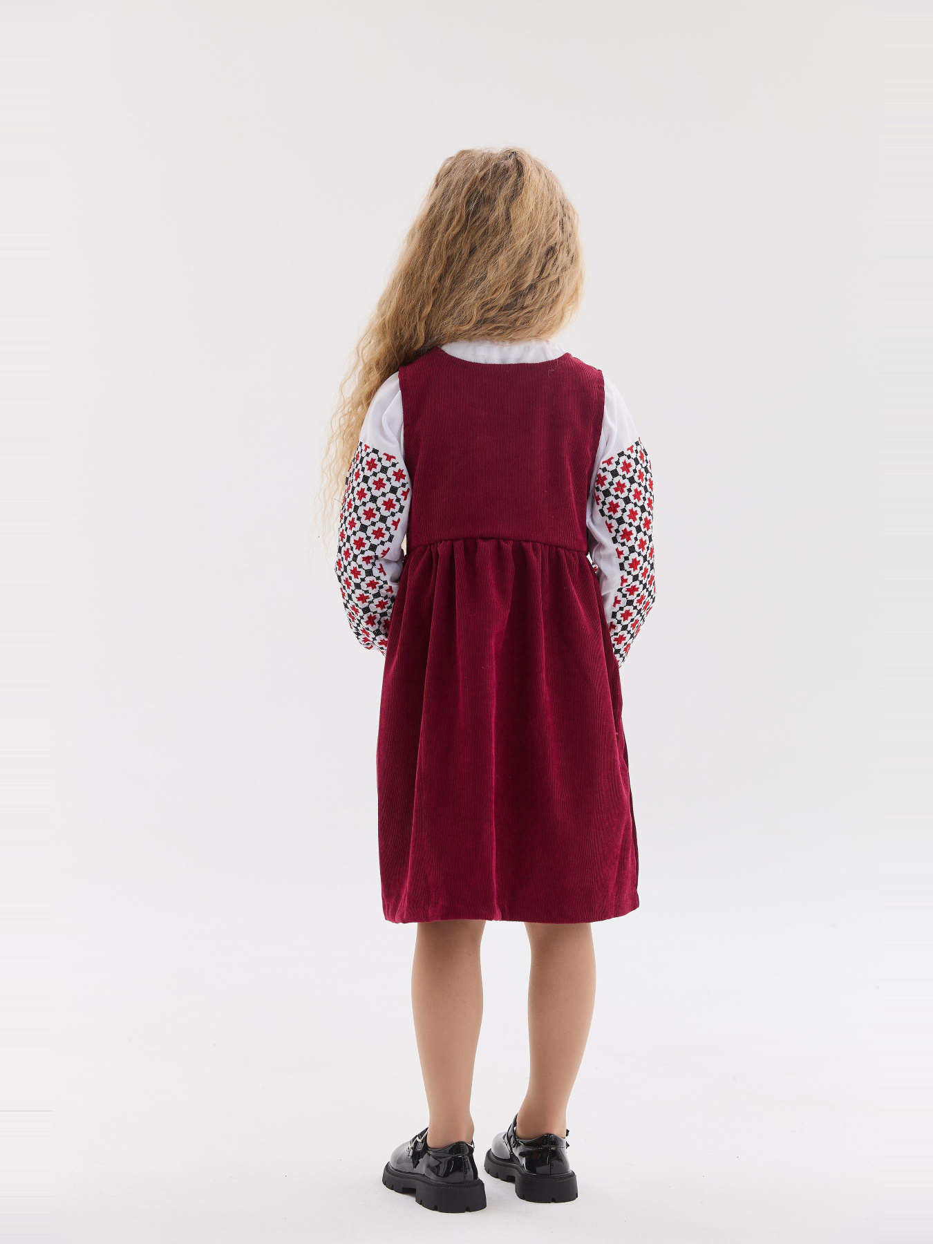 Вышитое платье MEREZHKA модель ksd790 Фото