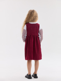 Вышитое платье MEREZHKA модель ksd790 Фото