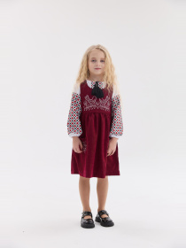 Вышитое платье MEREZHKA модель ksd790 Фото