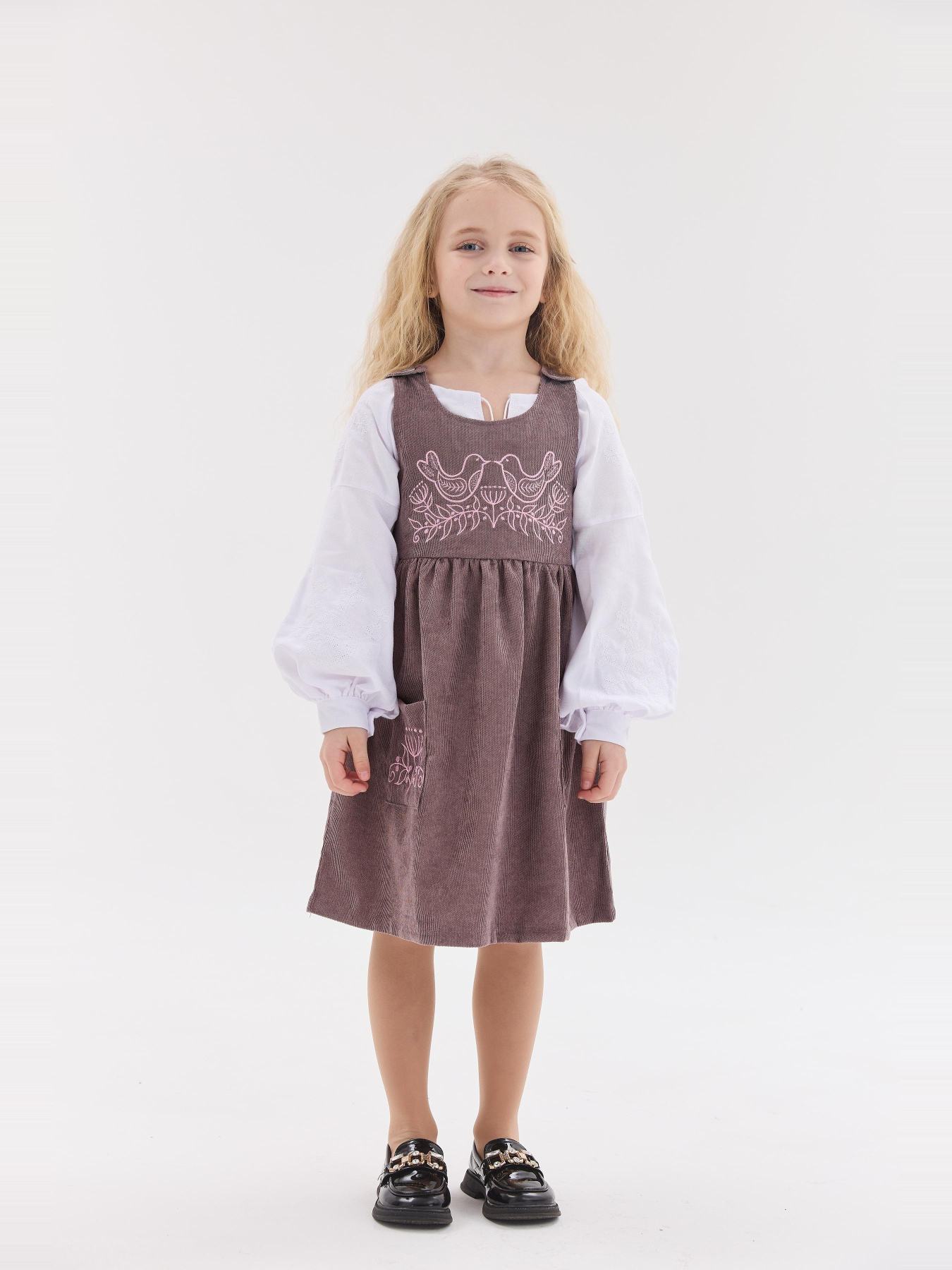 Вышитое платье MEREZHKA модель ksd791 Фото