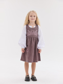 Вышитое платье MEREZHKA модель ksd791 Фото