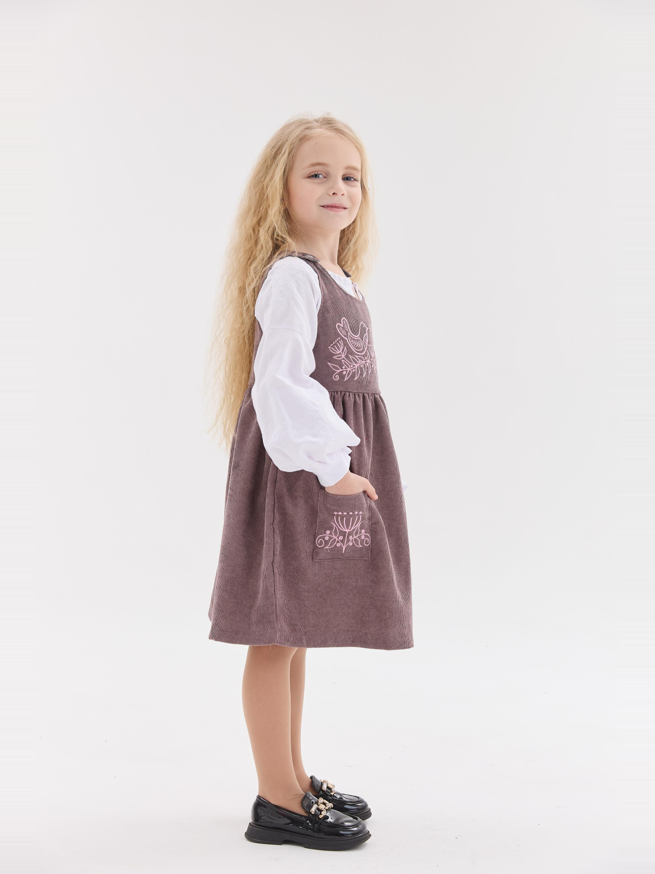 Вышитое платье MEREZHKA модель ksd791 Фото