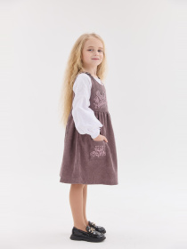 Вышитое платье MEREZHKA модель ksd791 Фото