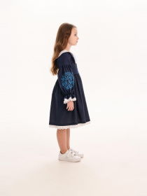 Вышитое платье MEREZHKA модель ksd793 Вышитое платье MEREZHKA модель ksd793 Фото