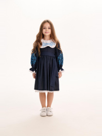 Вышитое платье MEREZHKA модель ksd793 Вышитое платье MEREZHKA модель ksd793 Фото
