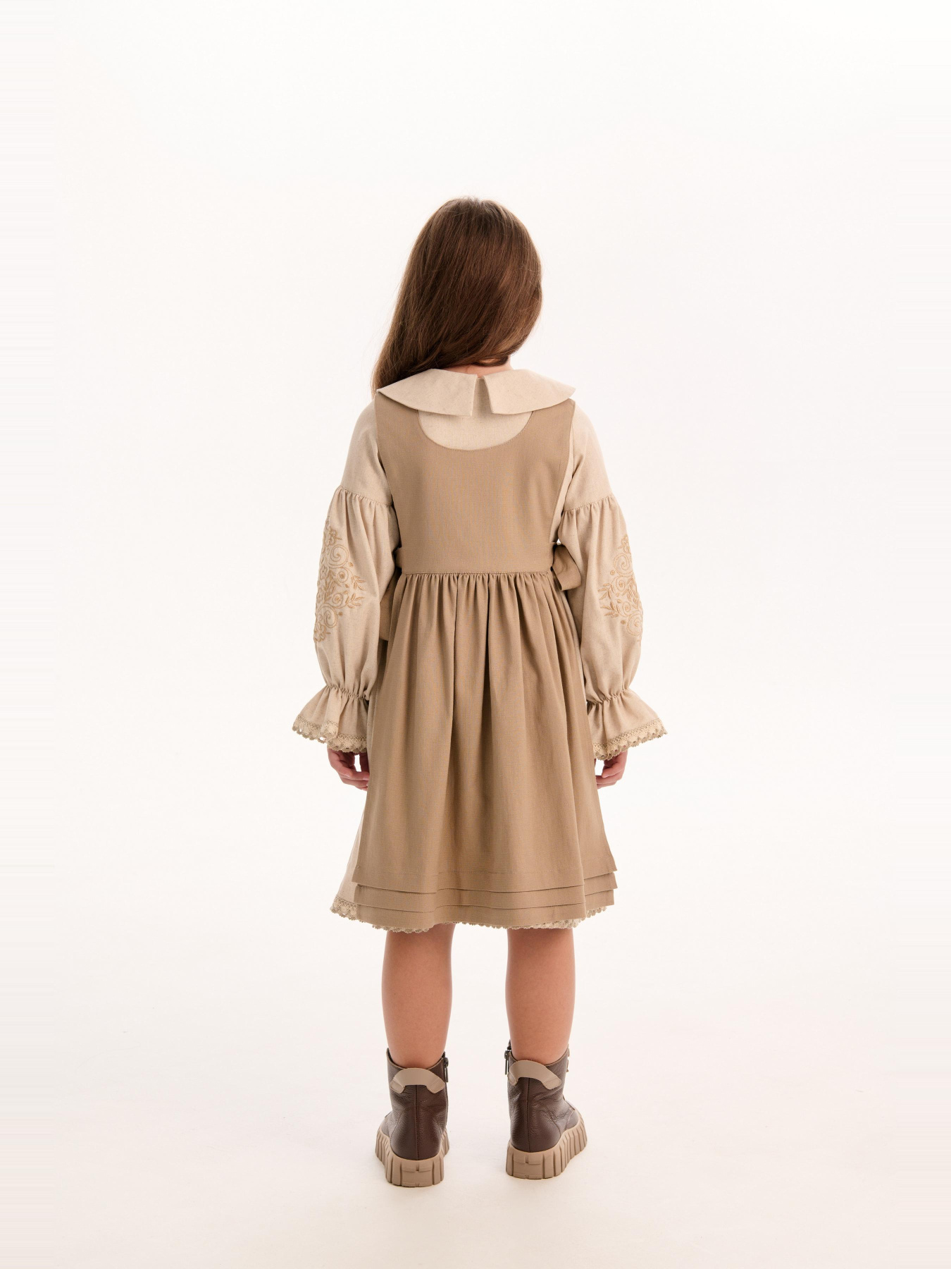 Вышитое платье MEREZHKA модель ksd799 Фото