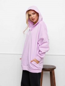 Худи ISSA Plus модель 12323_lilac Фото