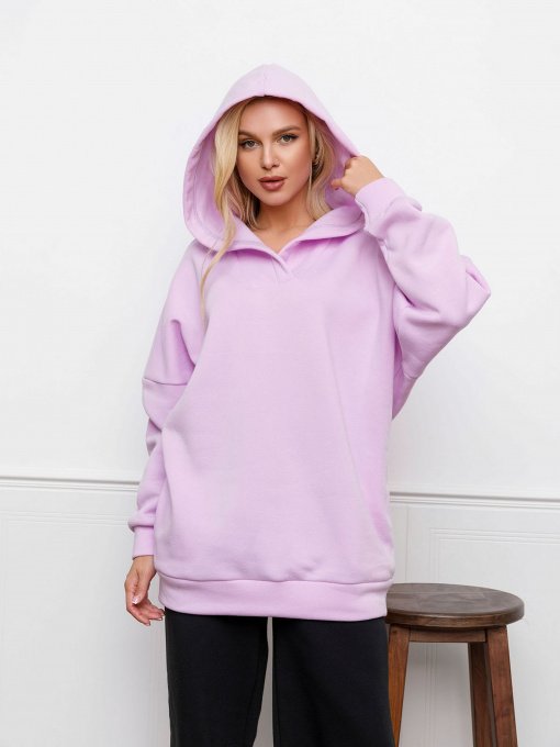 Худи ISSA Plus модель 12323_lilac Фото