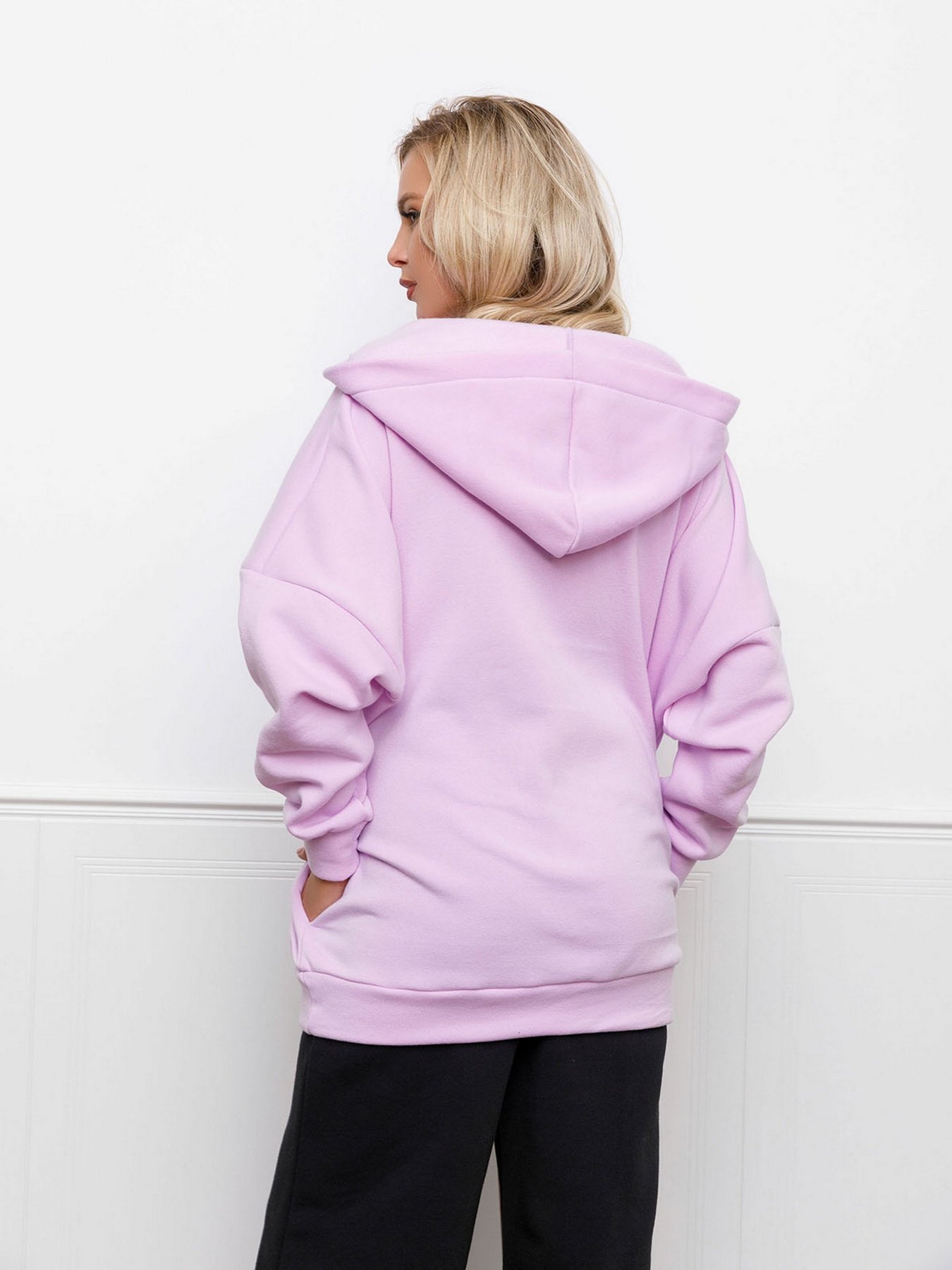 Худи ISSA Plus модель 12323_lilac Фото