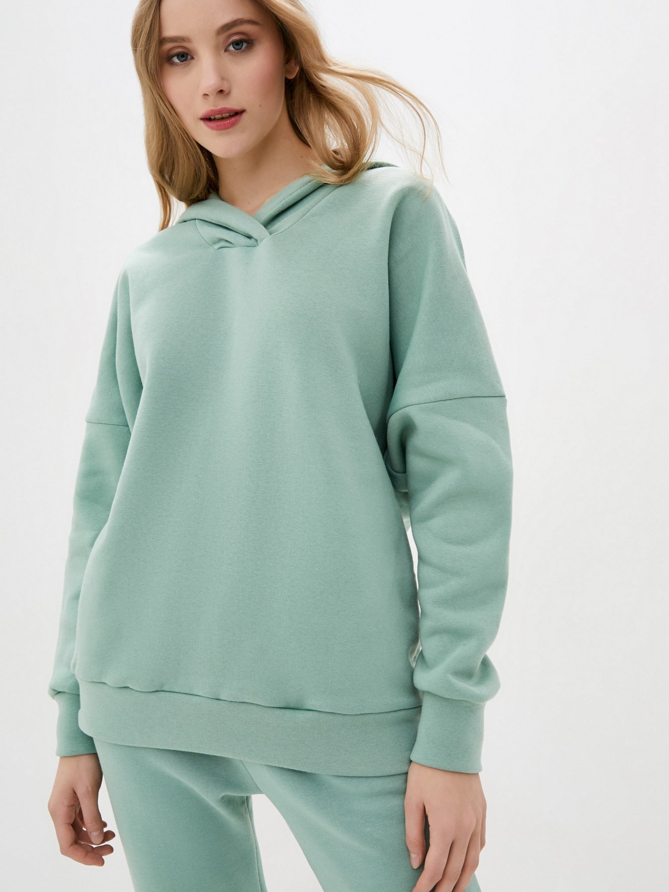 Худі ISSA Plus модель 12323_mint Худі ISSA Plus модель 12323_mint Фото