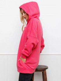 Худи ISSA Plus модель 12323_raspberry Фото