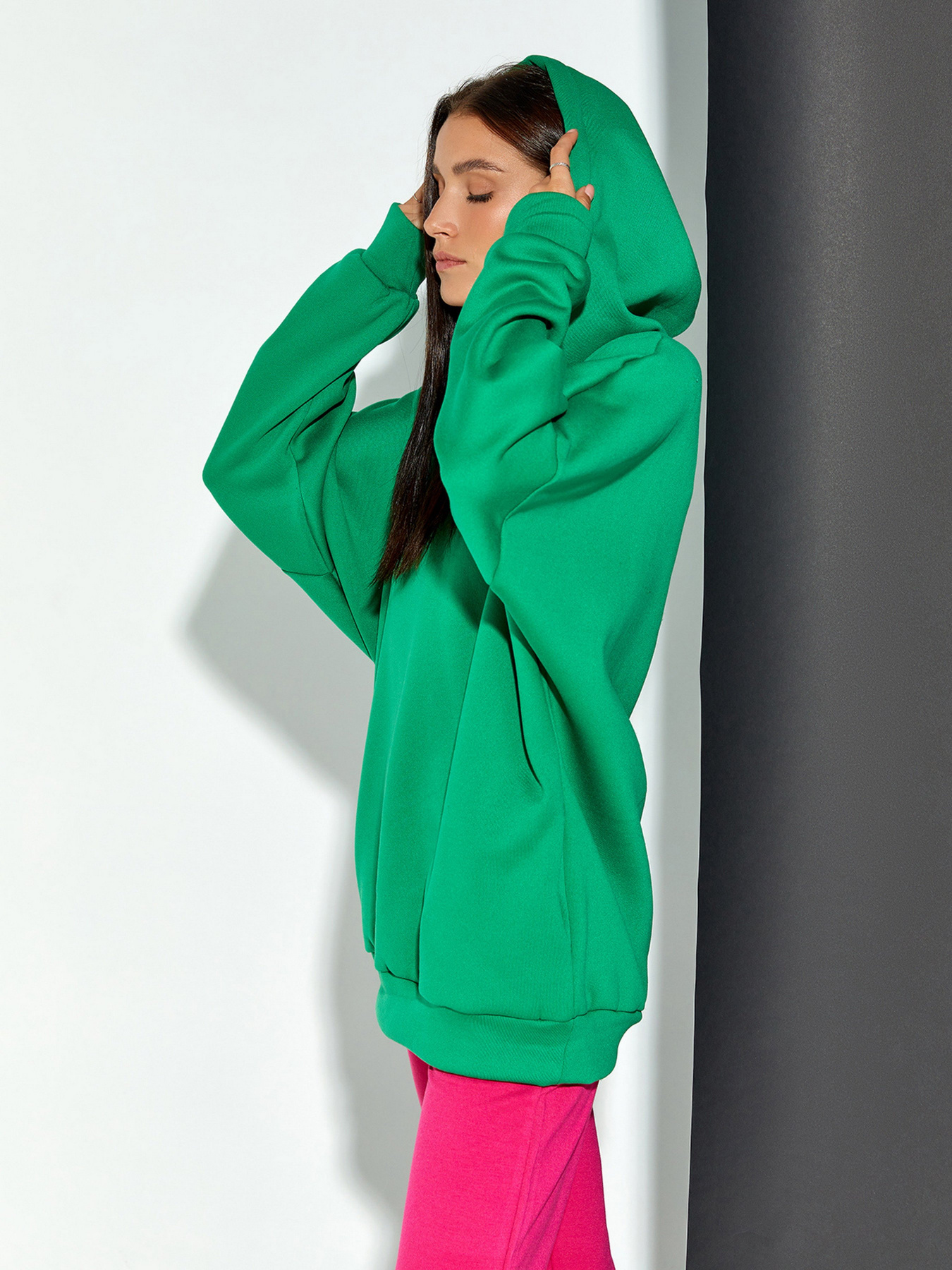 Худи ISSA Plus модель 12323_green Фото