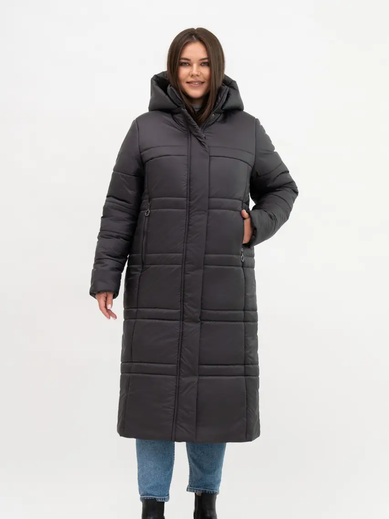 Пуховик UVENTUM модель LR-9-1-graphite Фото