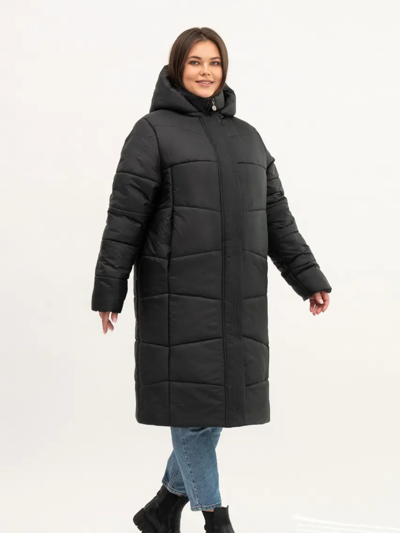 Пуховик UVENTUM модель LR-10-1-BLC Фото